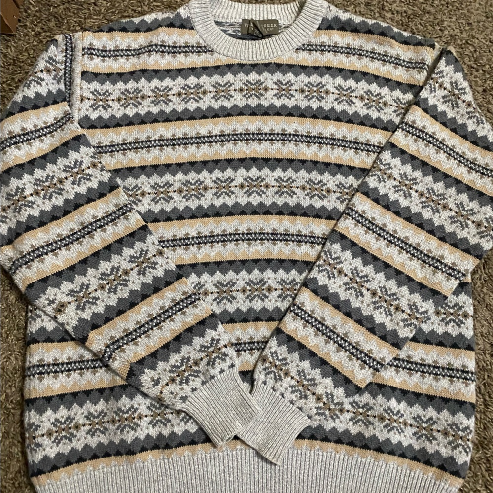 Vintage fair aisle sweater